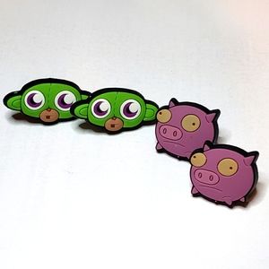 New Invader Zim Earrings